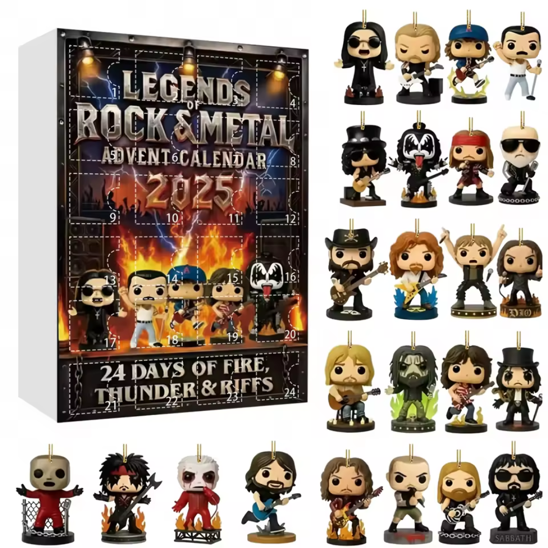Rockaday Advent Calendar: 24 surprises for true rock and metal fans.